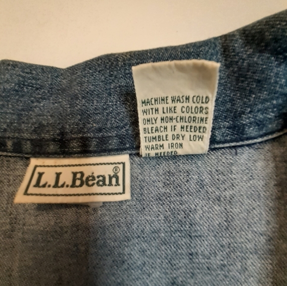 LL Bean size 12 Denim Dress - Picture 4 of 7